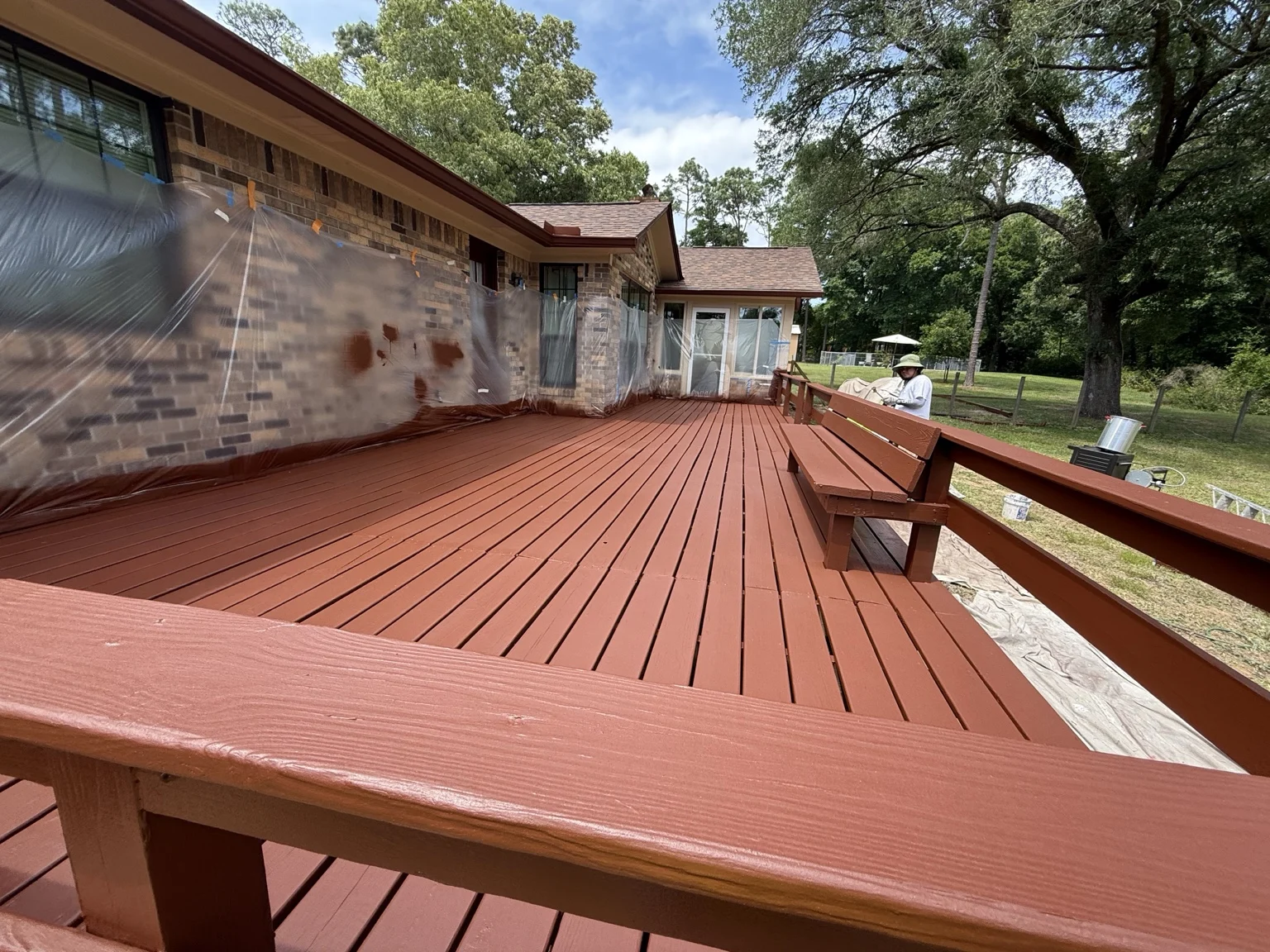 Deck painted by EV Pro Painting